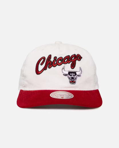 Mitchell And Ness Chicago Bulls History Origin Snapback Corduroy