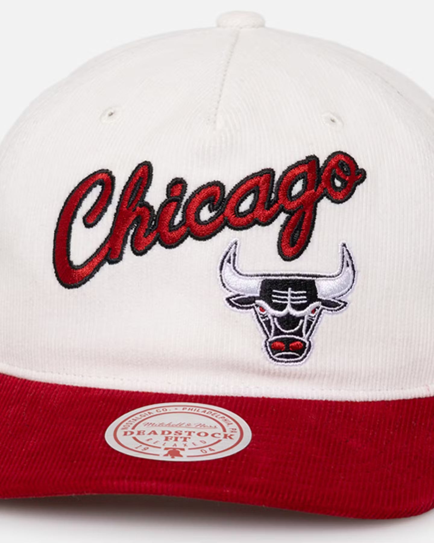 Mitchell And Ness Chicago Bulls History Origin Snapback Corduroy