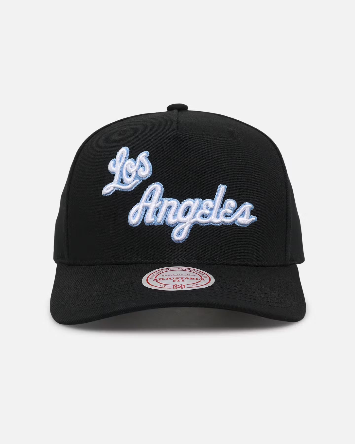 Mitchell And Ness Los Angeles Lakers Team Colour Wordmark MVP Snapback - Black