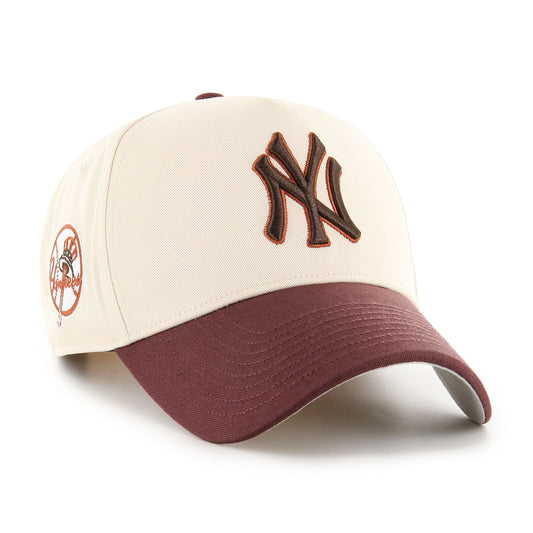 47 Brand New York Yankees MVP DT Sure Shot TT Cotton Natural/Cacao