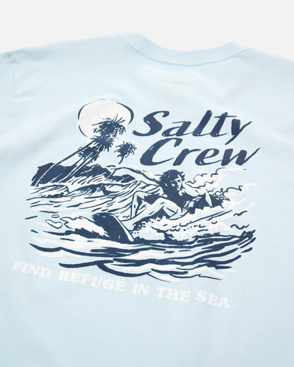 Surf Club Premium SS Tee - Blue Fog