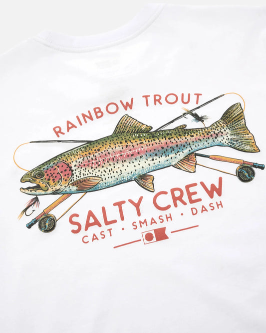 Trout Mount Premium SS Tee - White