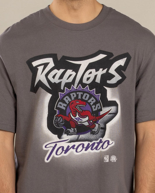 Mitchell & Ness Toronto Raptors Frame T-Shirt - Granite Grey
