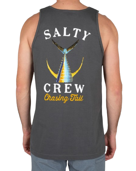 Salty Crew Tailed tank - Charcoal