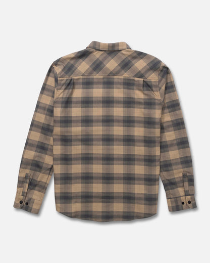 Fathom Long Sleeve Tech Flannel - Khaki