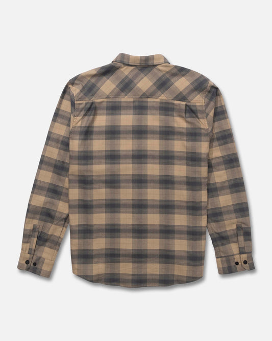Fathom Long Sleeve Tech Flannel - Khaki