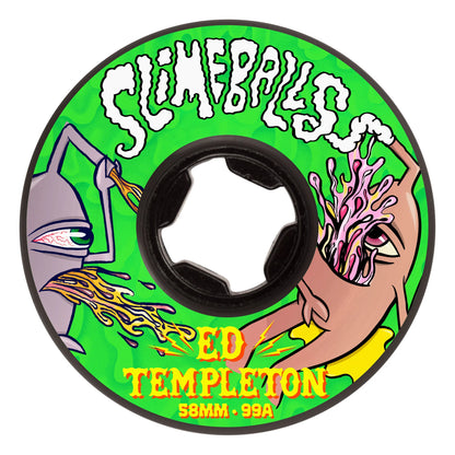 58mm Ed Templeton Vomits 99a Slime Balls Guest Skateboard Wheels
