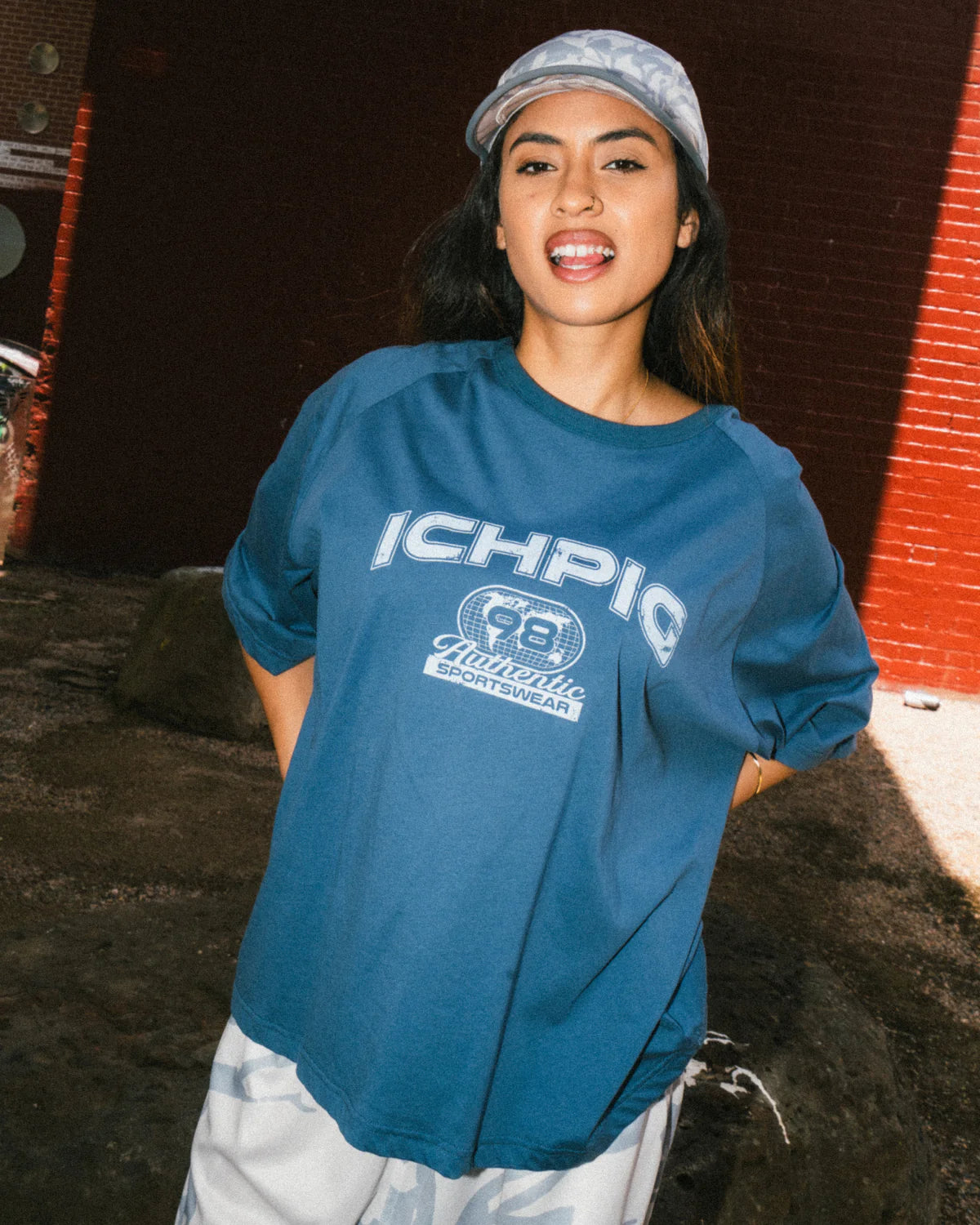 98 Sports Lite Tee - Steel