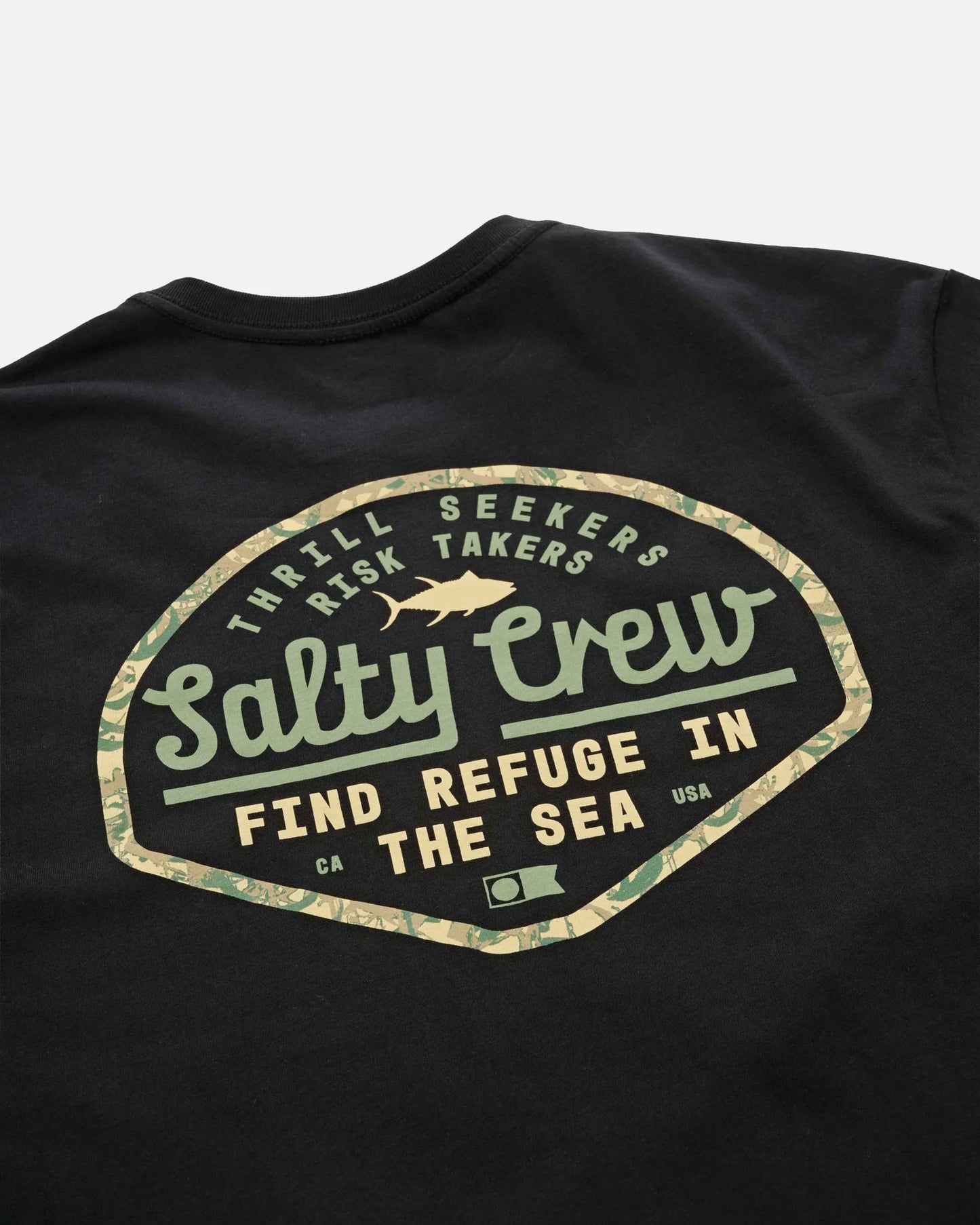 Border Fill Classic SS Tee - Black