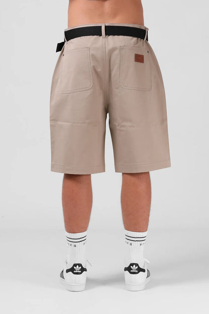 Y2K Drill Short - Stone