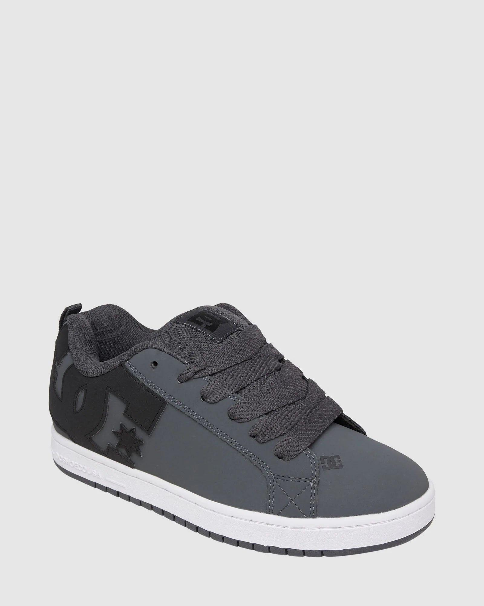 DC Court Graffik Shoes - DK Grey/Black/White