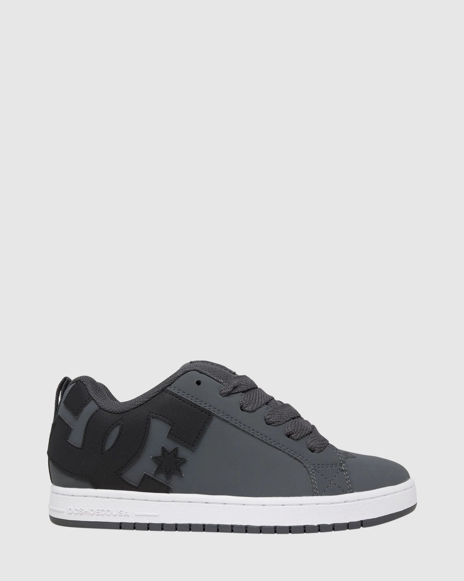 DC Court Graffik Shoes - DK Grey/Black/White