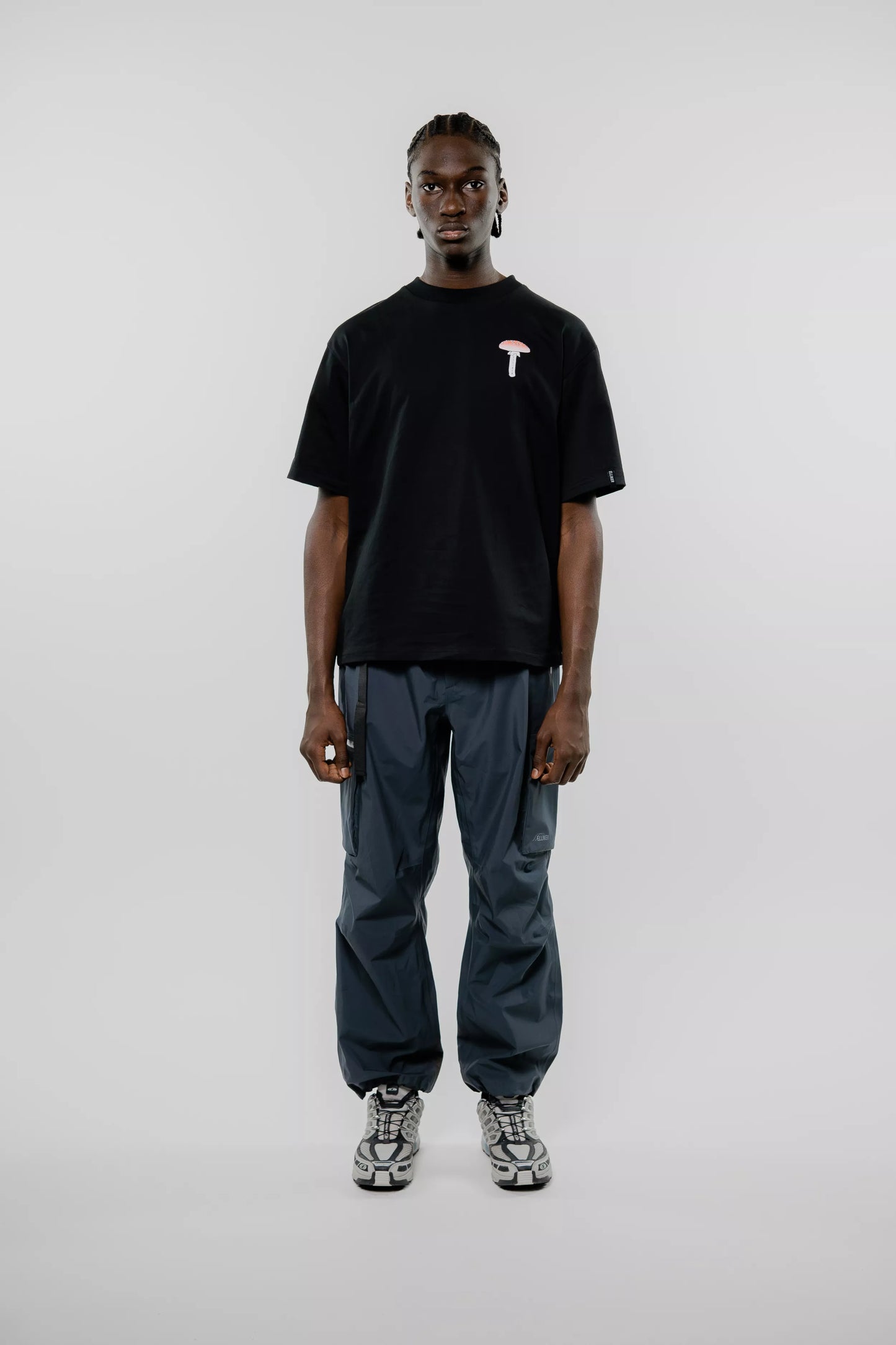 Elliker Rill Splore Print S/S Tee - Black