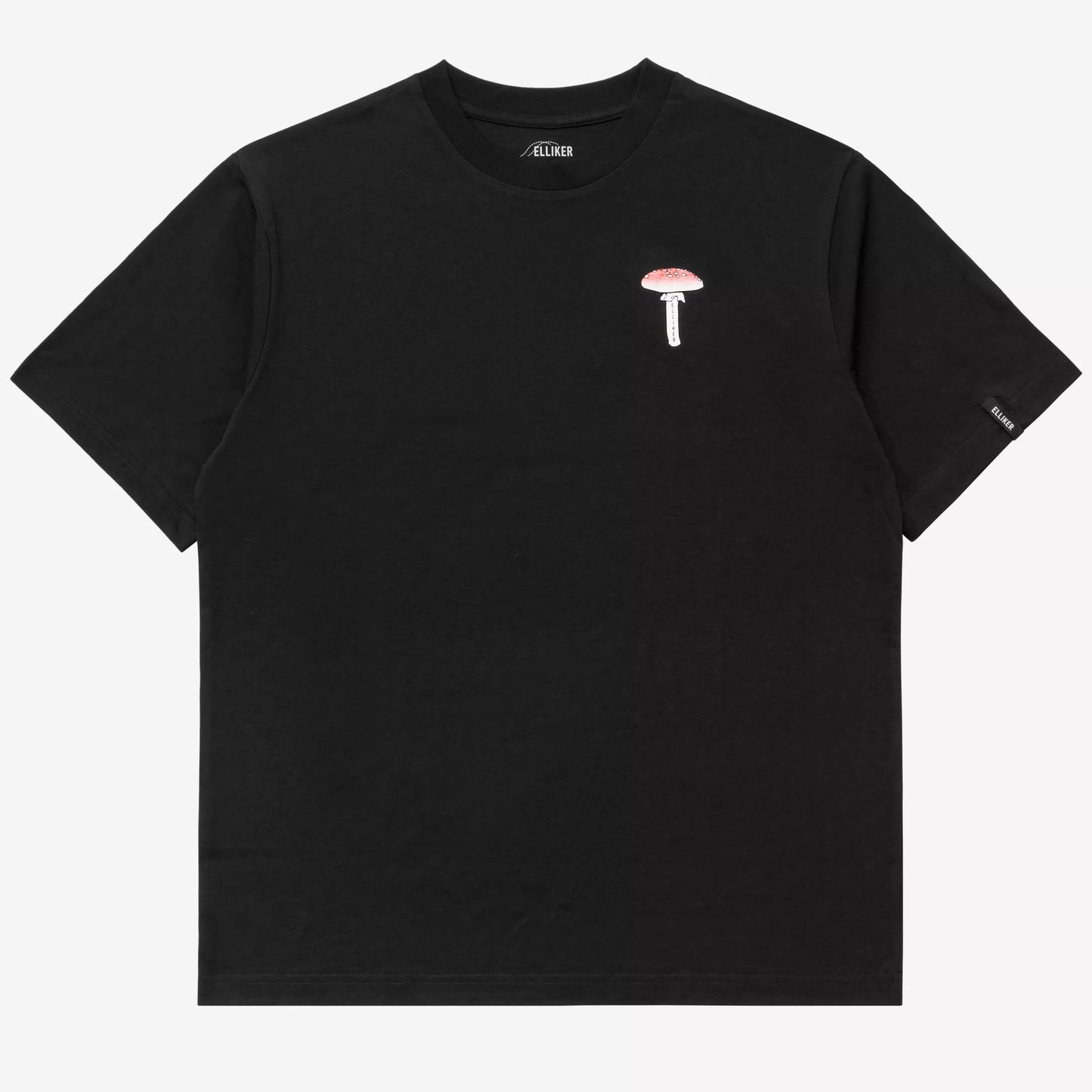 Elliker Rill Splore Print S/S Tee - Black