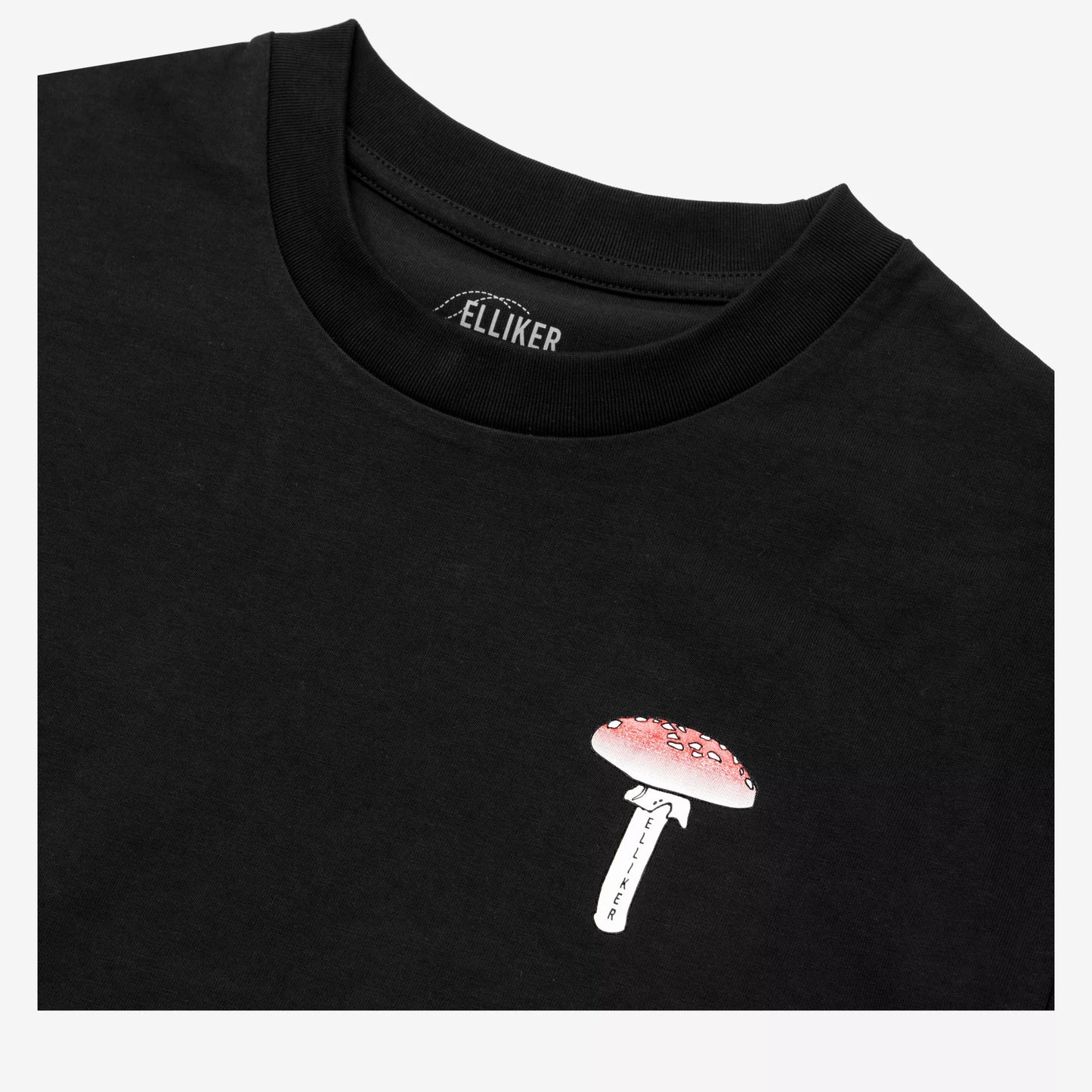 Elliker Rill Splore Print S/S Tee - Black