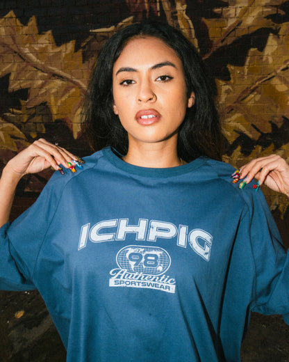 98 Sports Lite Tee - Steel