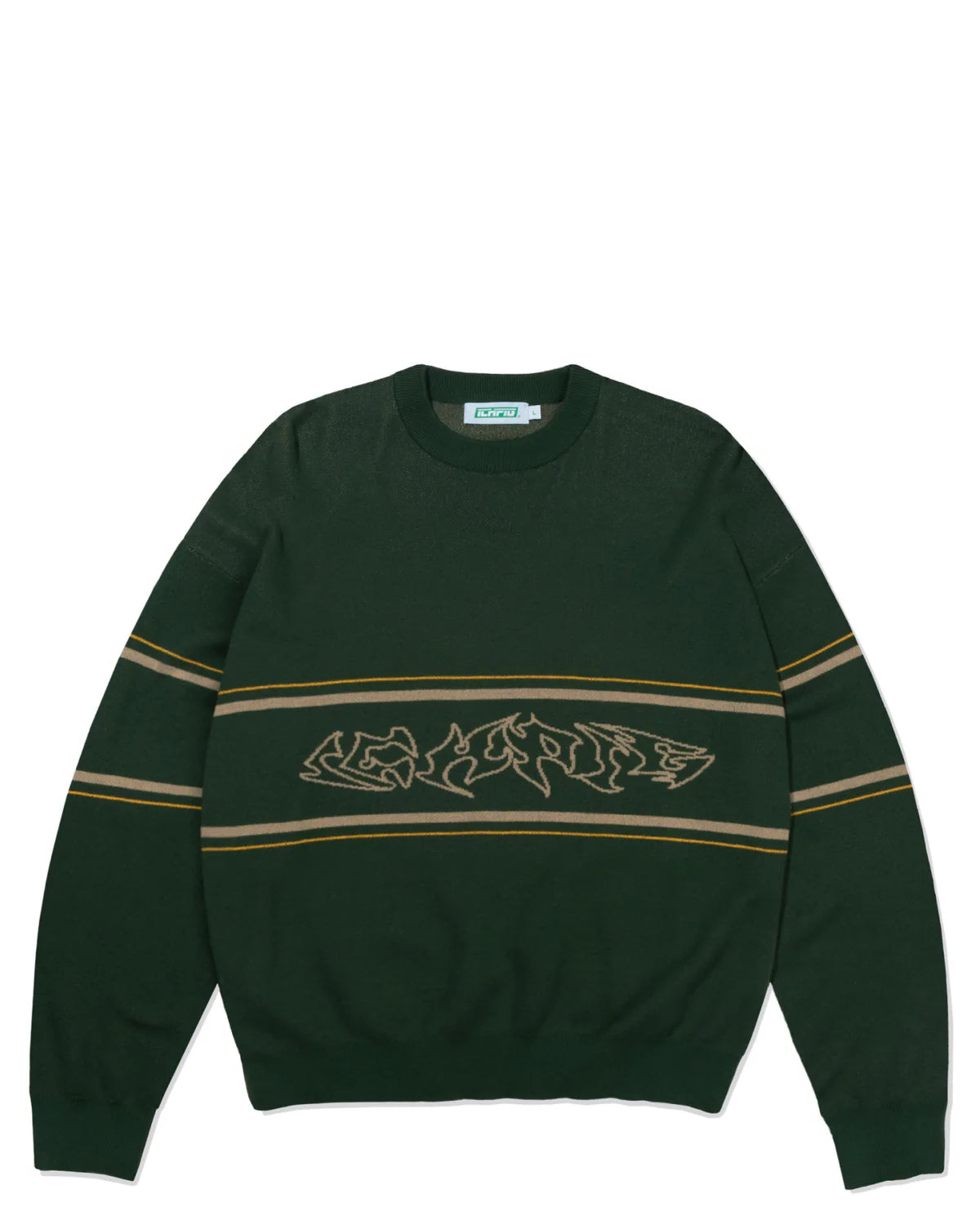 Ichpig Razor Knitted Crew - Dark Forrest