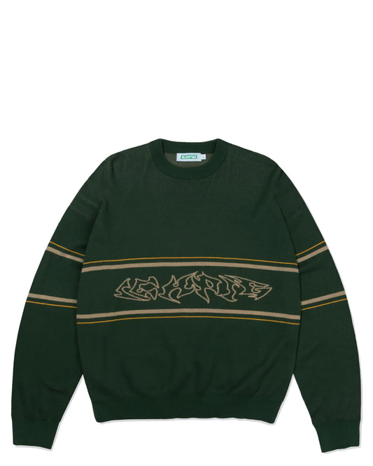Ichpig Razor Knitted Crew - Dark Forrest