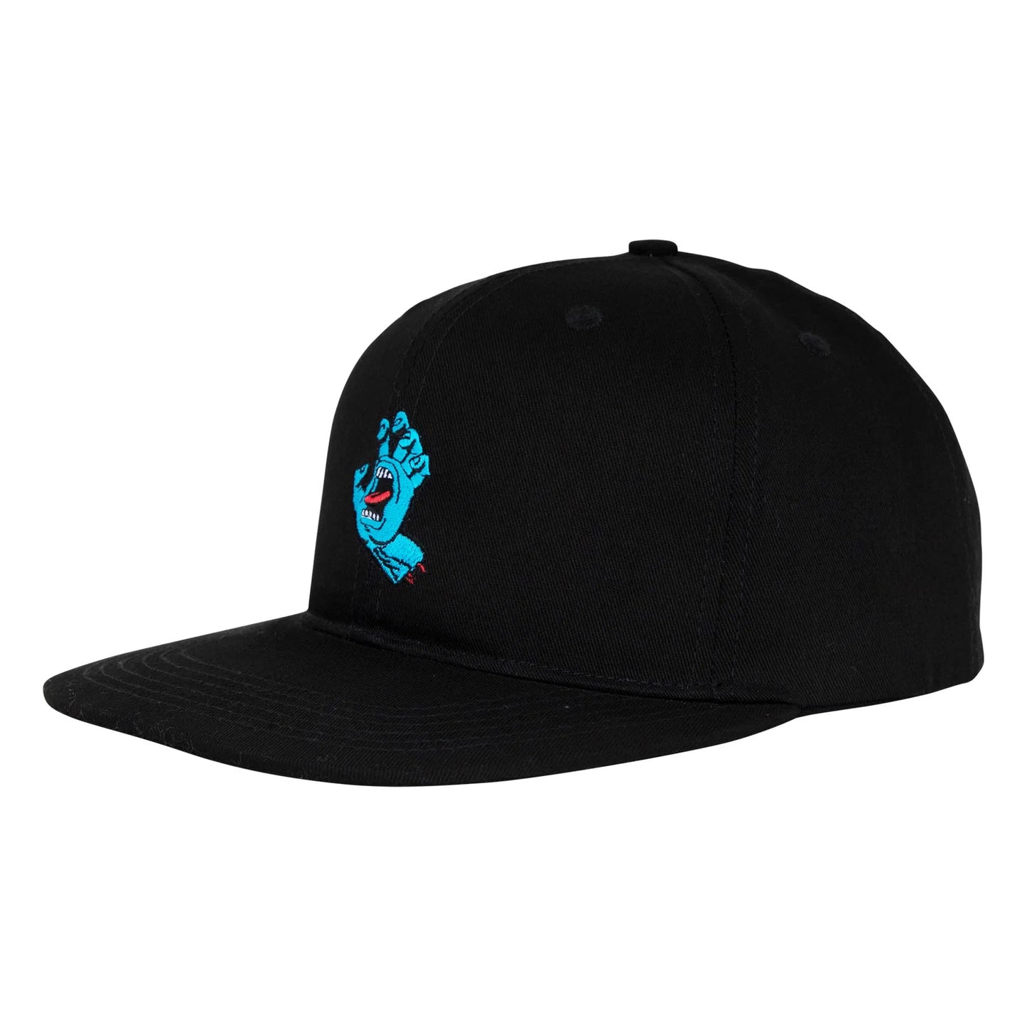 Screaming Hand Structured Snapback - Black