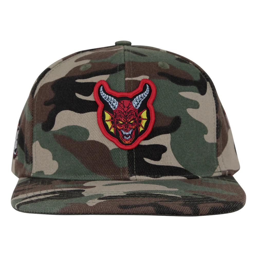 Stranger Things Hellfire Club Santa Cruz Snapback Hat - Black