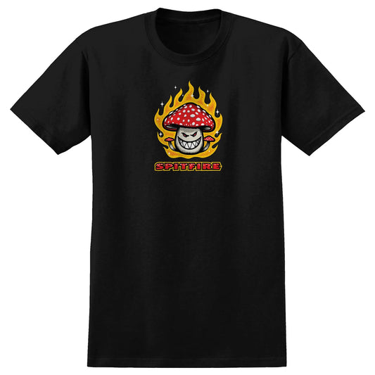 Mushroom Bighead Tee - Black