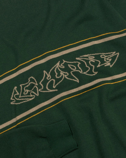 Ichpig Razor Knitted Crew - Dark Forrest