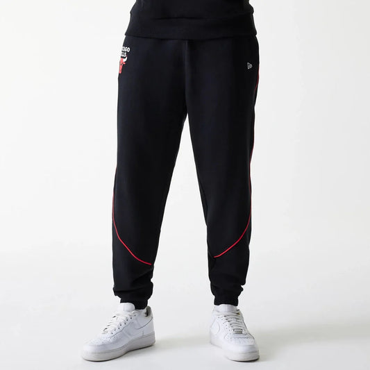 New Era NBA Piping Joggers Chicago Bulls - Black