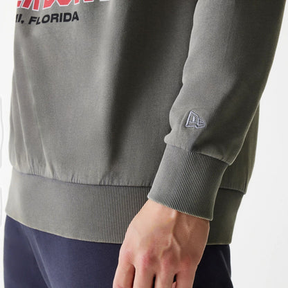 NFL Washed Super Bowl San Francisco 49ers Washed Oversized Crew - Grey