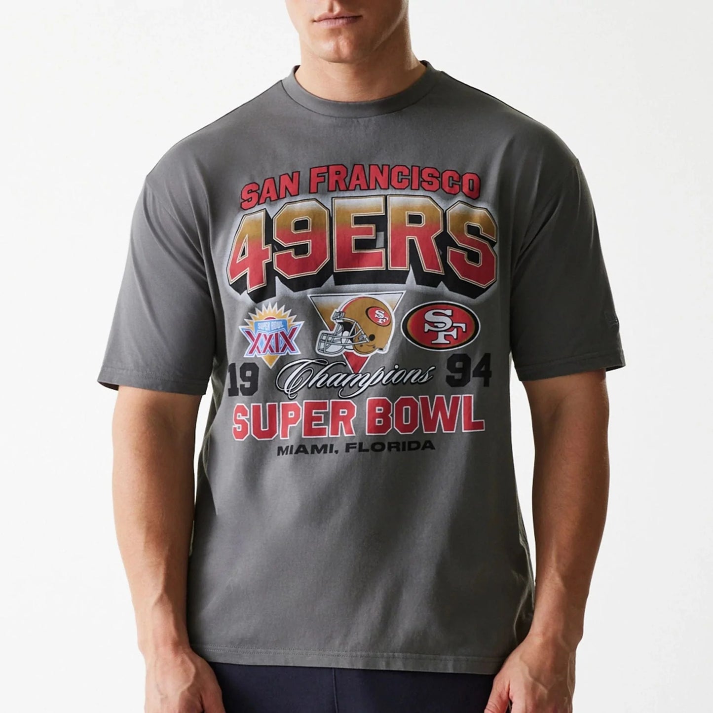 NFL Washed Super Bowl San Francisco 49ers Oversized T-Shirt