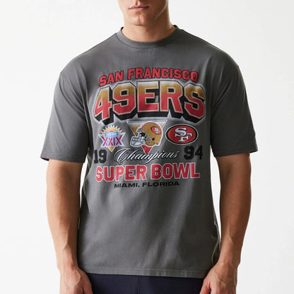NFL Washed Super Bowl San Francisco 49ers Oversized T-Shirt