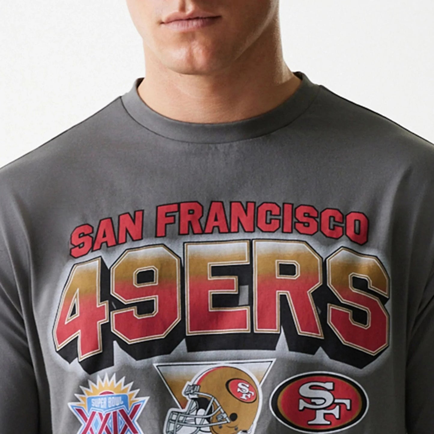 NFL Washed Super Bowl San Francisco 49ers Oversized T-Shirt