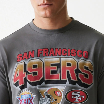 NFL Washed Super Bowl San Francisco 49ers Oversized T-Shirt