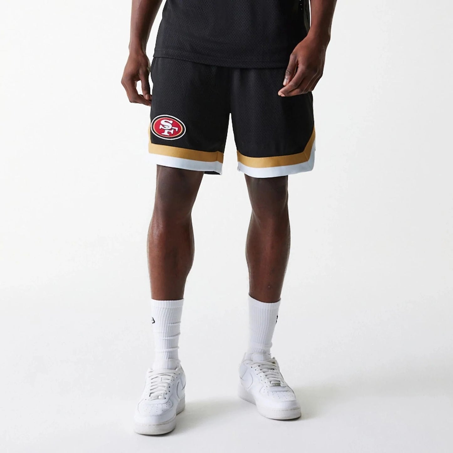 NFL Mesh San Francisco 49ers Shorts - Black