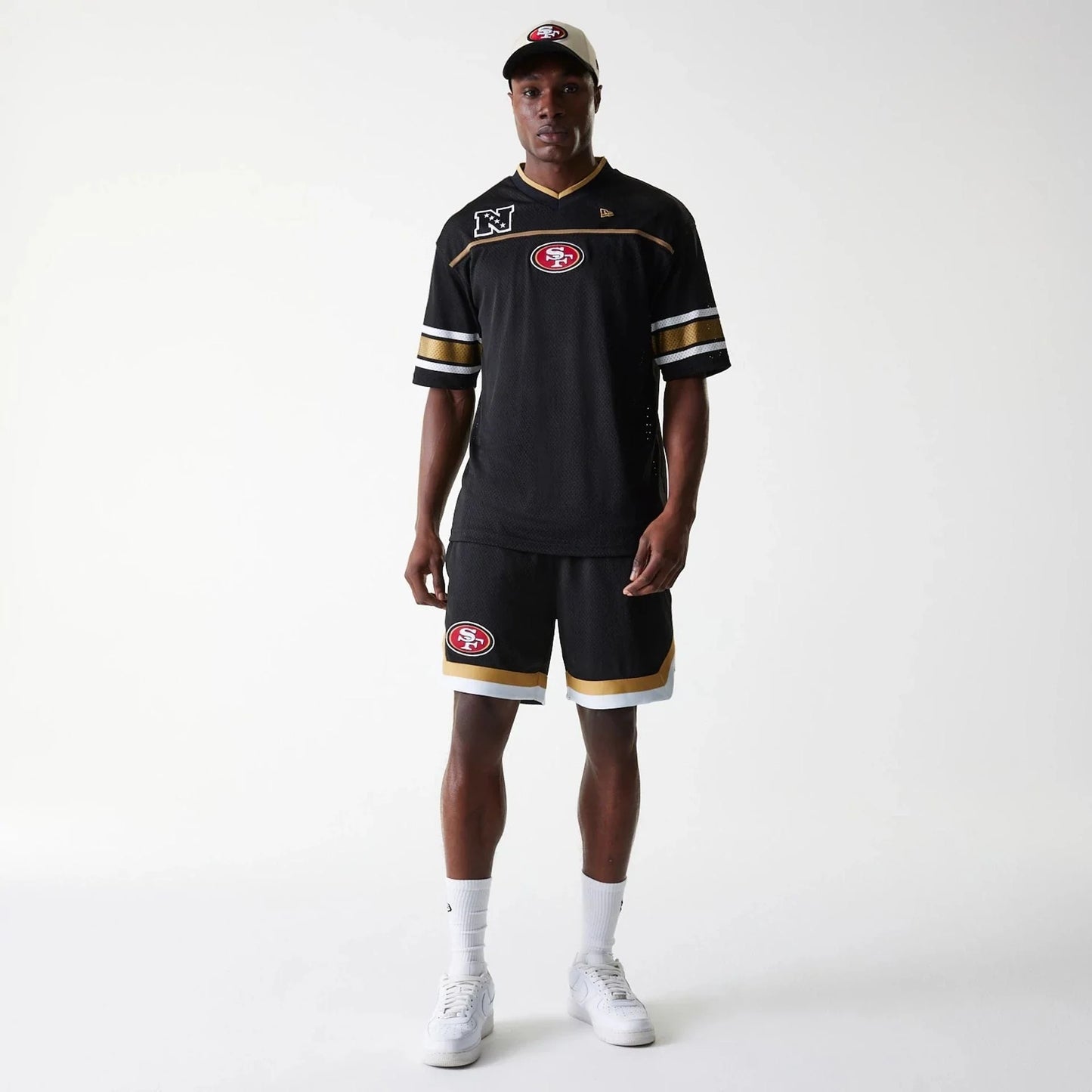 NFL Mesh San Francisco 49ers Shorts - Black