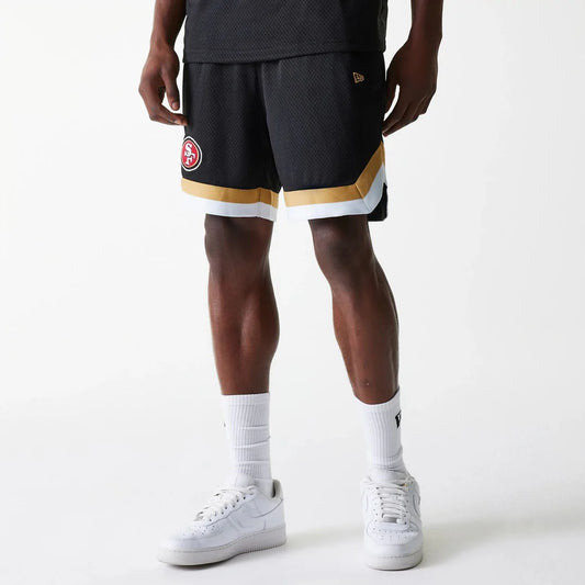 NFL Mesh San Francisco 49ers Shorts - Black