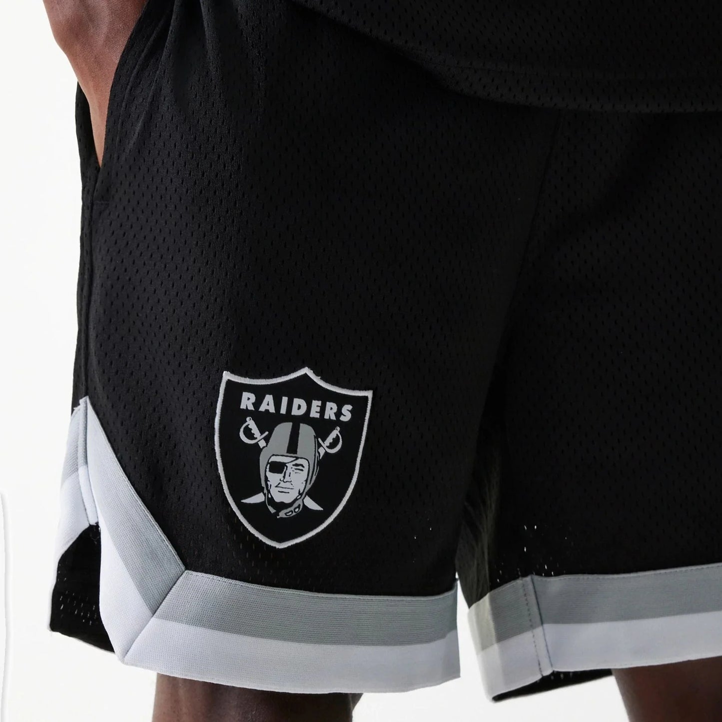 NFL Mesh Las Vegas Raiders Shorts - Black