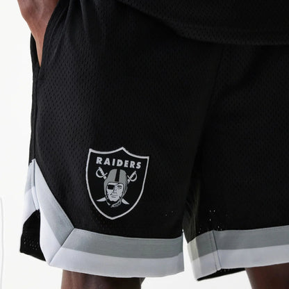 NFL Mesh Las Vegas Raiders Shorts - Black