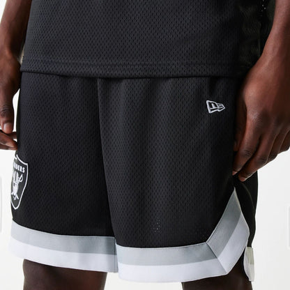 NFL Mesh Las Vegas Raiders Shorts - Black