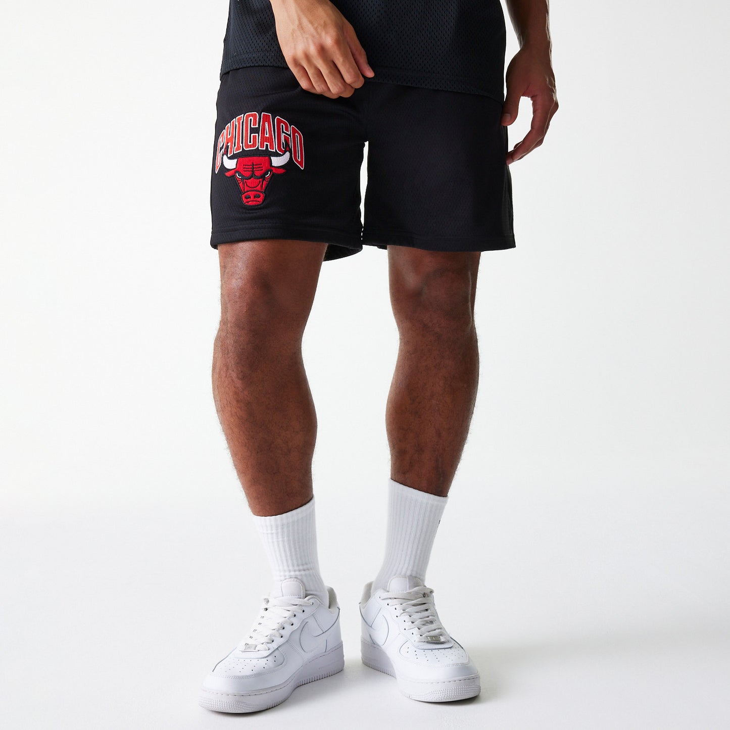 New Era NBA Arch Graphic Mesh Shorts Chicago Bulls