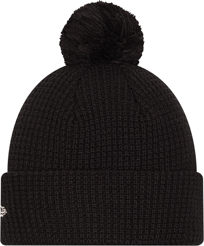 New Era Knitted Waffle NY Yankees Beanie - Black