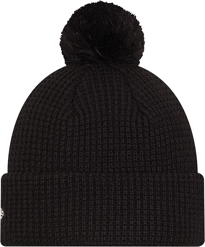New Era Knitted Waffle LA Dodgers Beanie - Black
