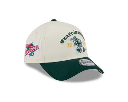 940AF Old English WS Oakland Athletics MLB Snapback - White