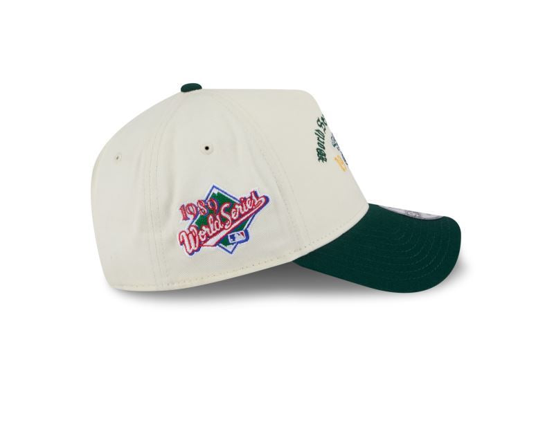 940AF Old English WS Oakland Athletics MLB Snapback - White