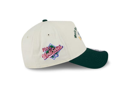 940AF Old English WS Oakland Athletics MLB Snapback - White