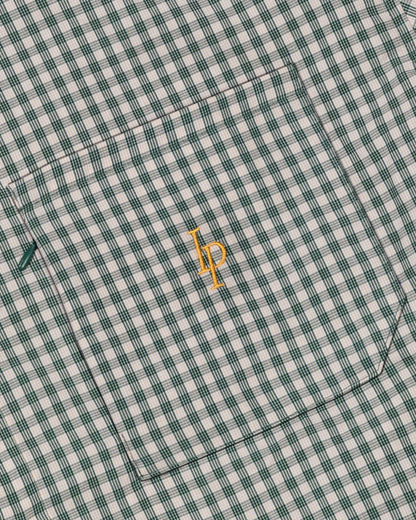 Heritage Plaid Shirt - Cream/Forrest