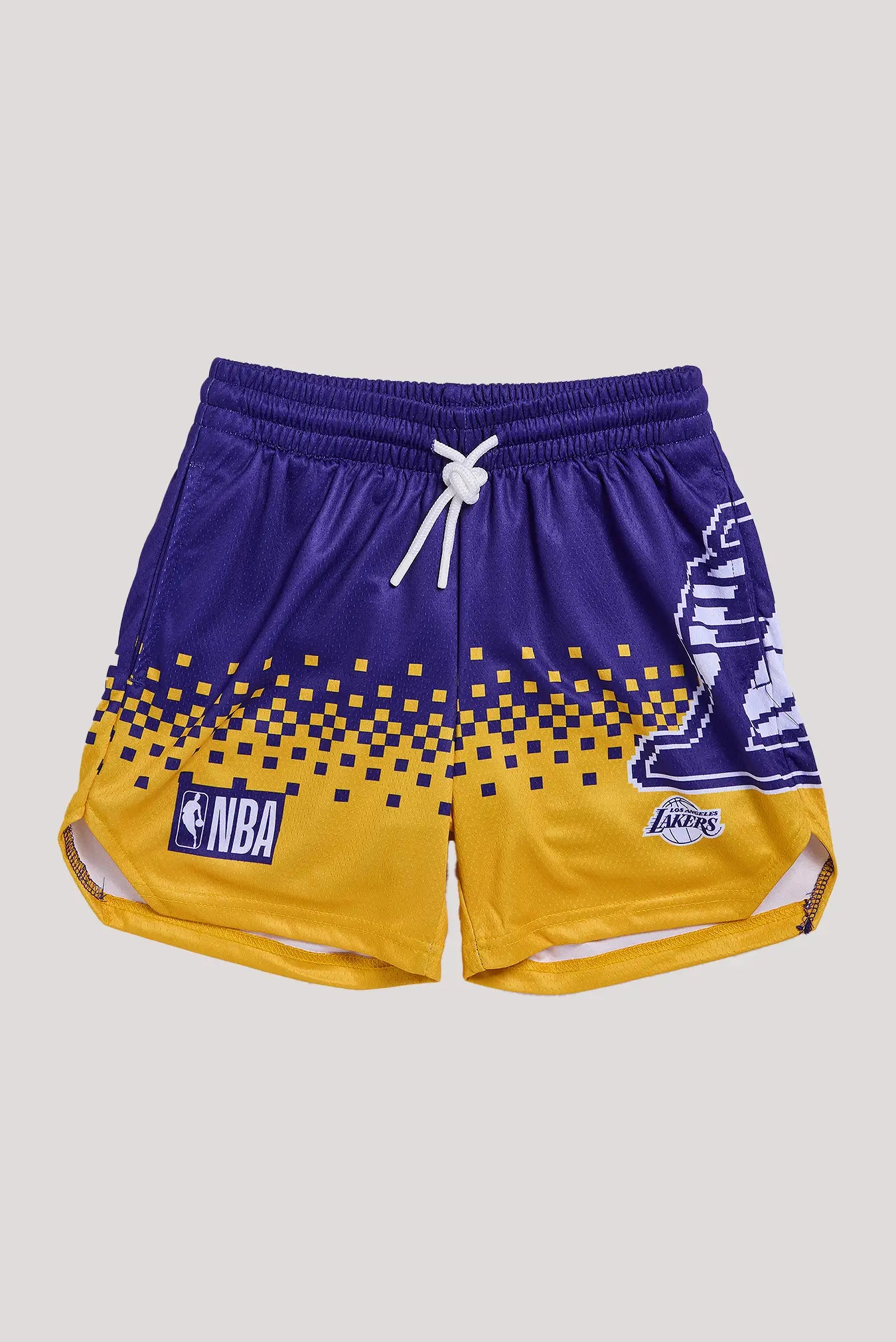 Youth Los Angeles Lakers 8bit Mesh Shorts