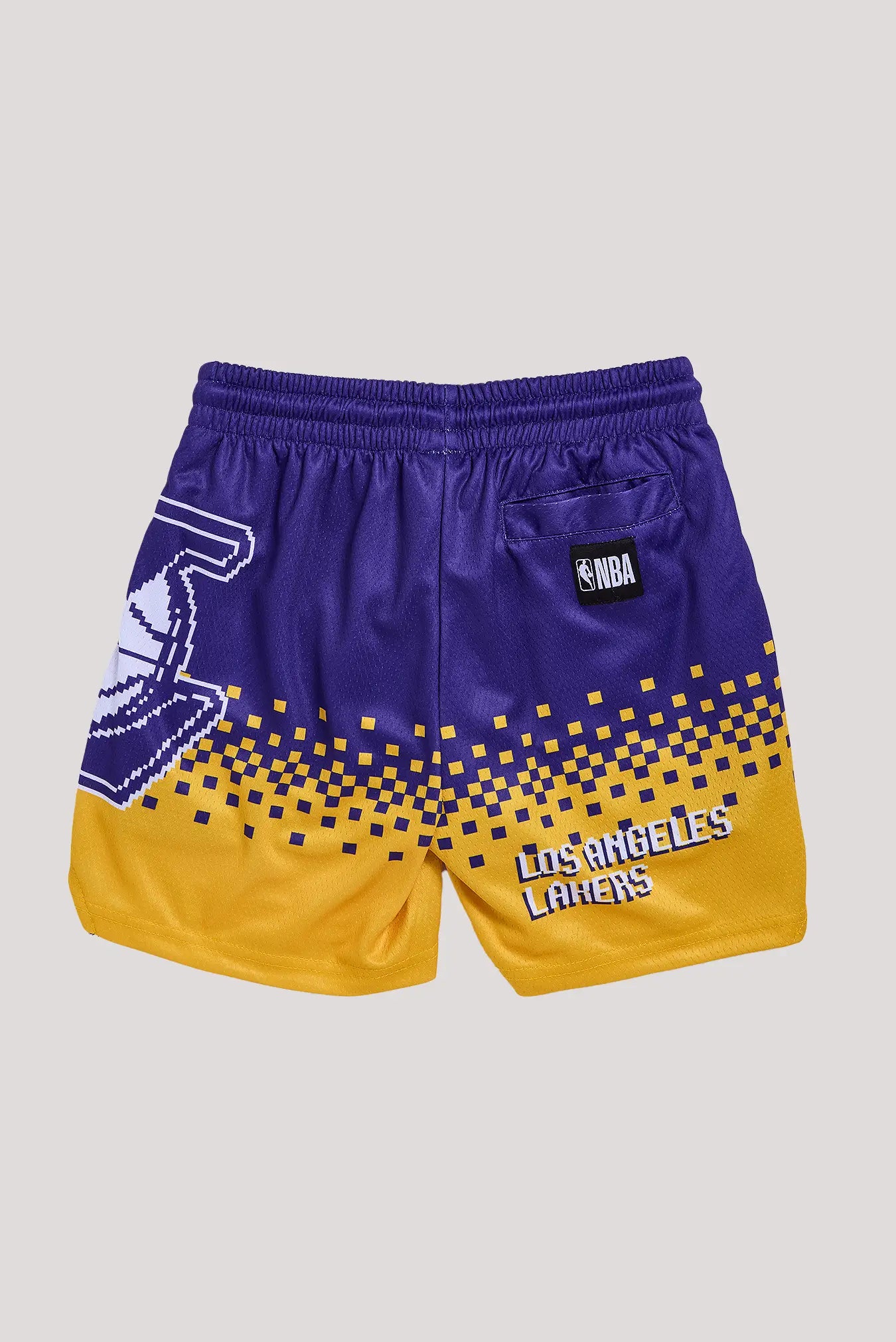 Youth Los Angeles Lakers 8bit Mesh Shorts