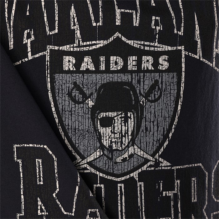 Mitchell And Ness Raiders Vintage Ivy Arch Tee - Faded Black