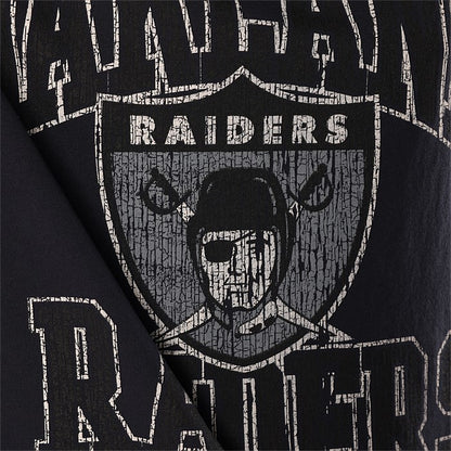 Mitchell And Ness Raiders Vintage Ivy Arch Tee - Faded Black