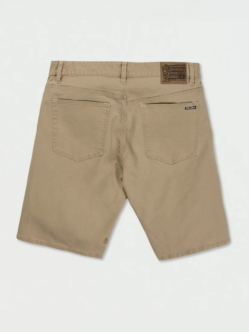 Volcom Modown Canvas 5 Pocket 20" Short - Khaki